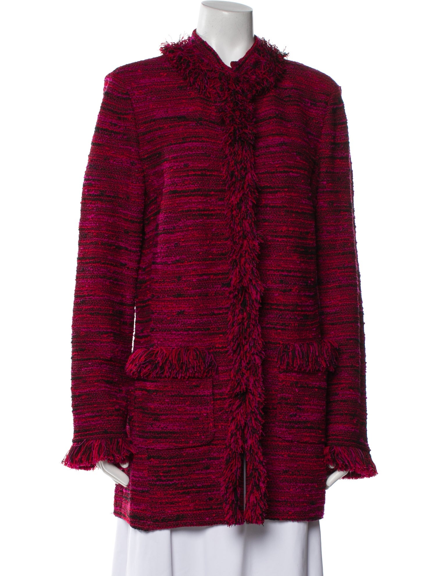 St. John Wool Tweed Pattern Evening Jacket