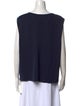 St. John Wool Scoop Neck Top