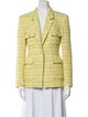 St. John Tweed Pattern Blazer