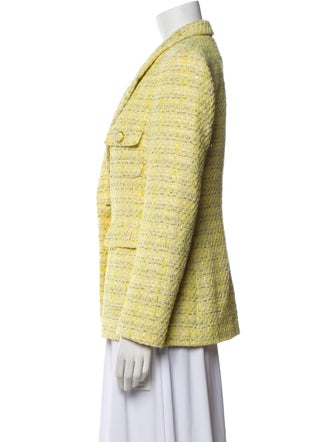 St. John Tweed Pattern Blazer