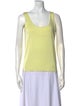 St. John Scoop Neck Sleeveless Top