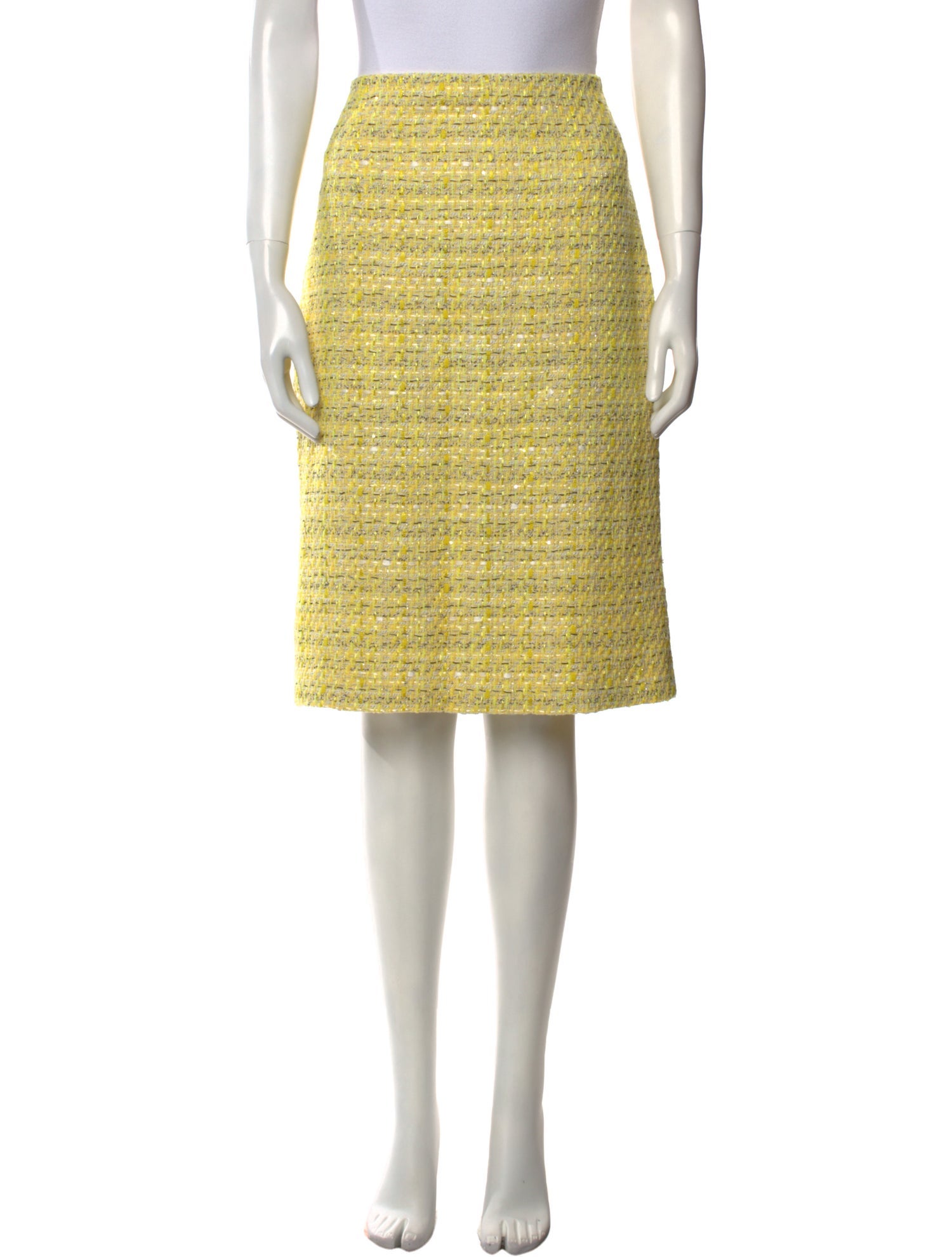St. John Wool Knee-Length Skirt