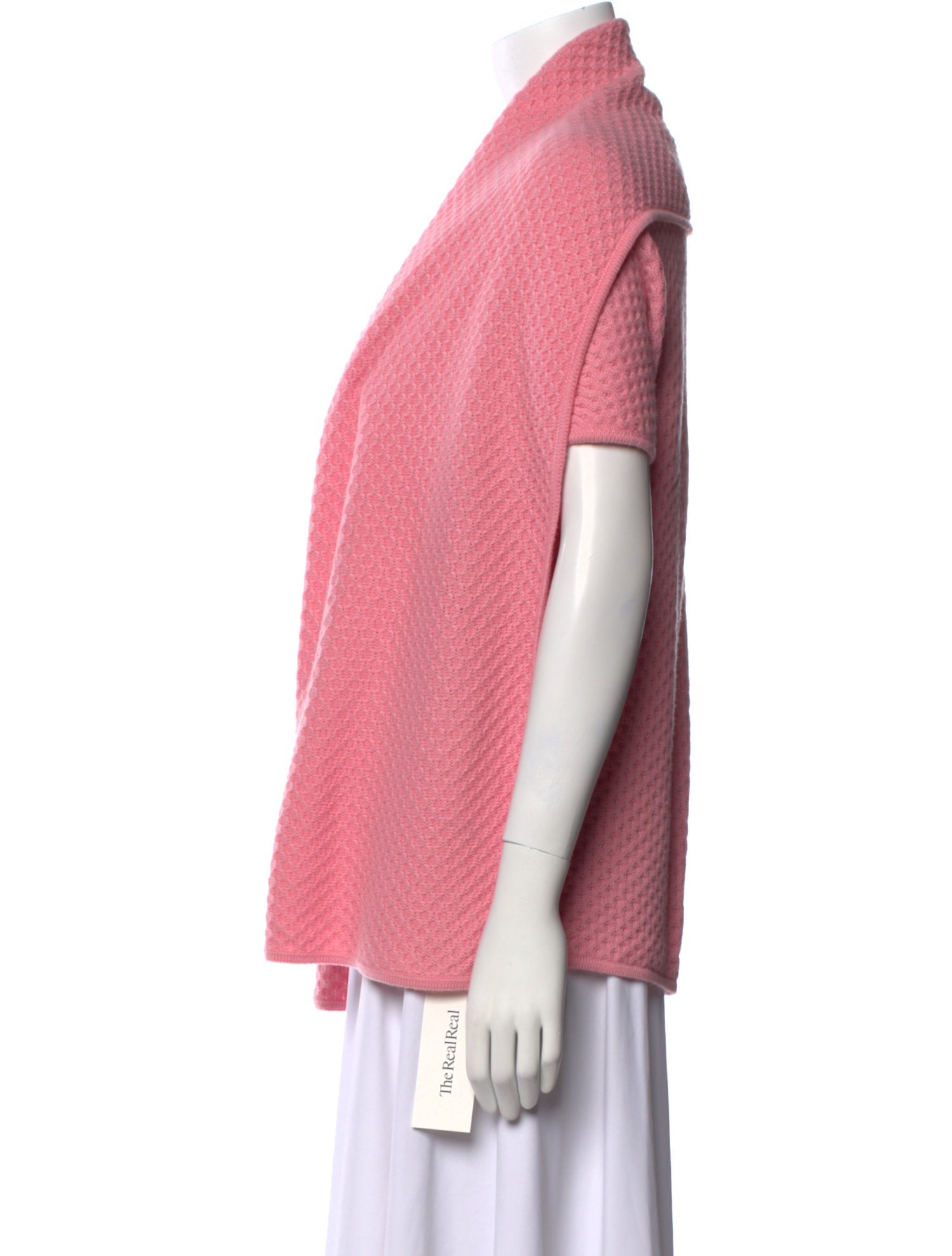 St. John Cashmere Open Front Sweater