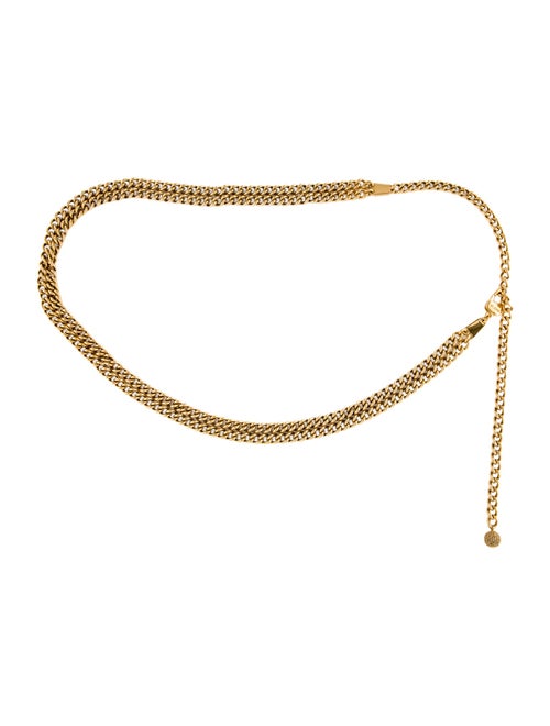 St. John Skinny Metal Chain-Link Belt