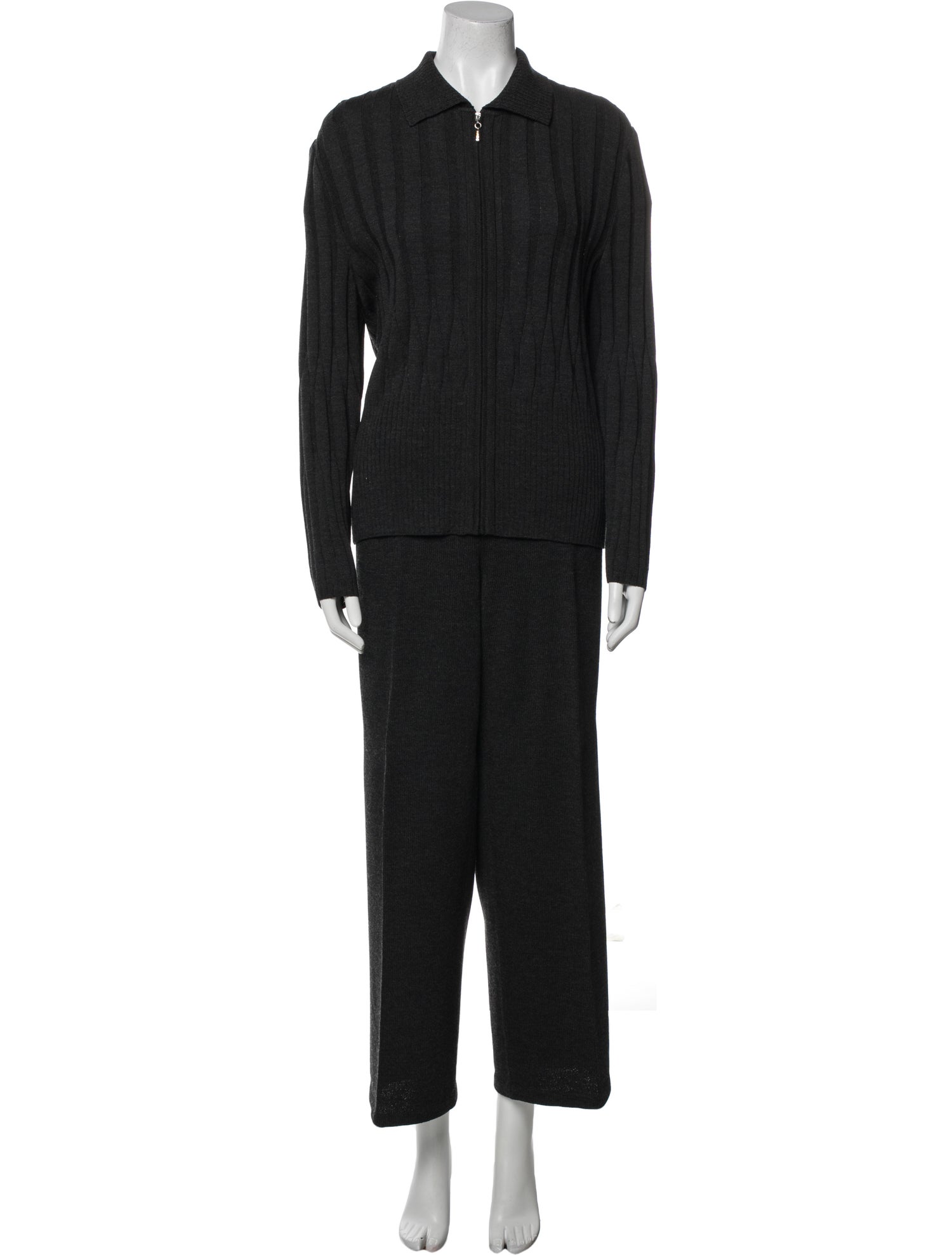 St. John Collection Wool Pant Set