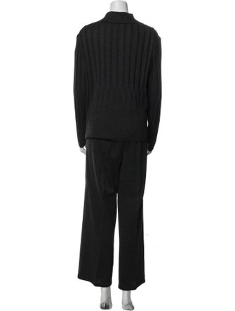 St. John Collection Wool Pant Set