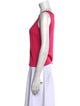 St. John Scoop Neck Sleeveless Top