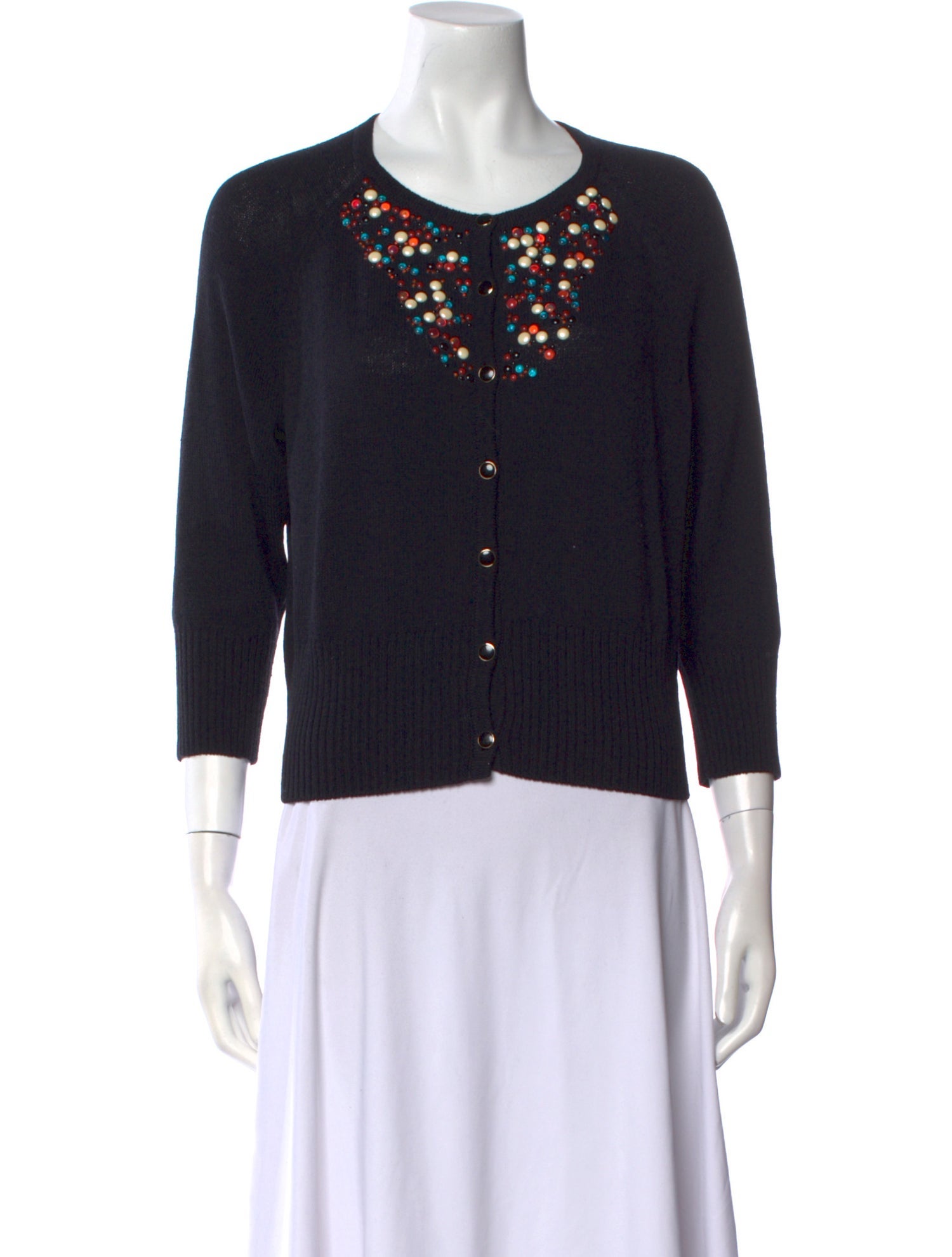 St. John Wool Scoop Neck Sweater