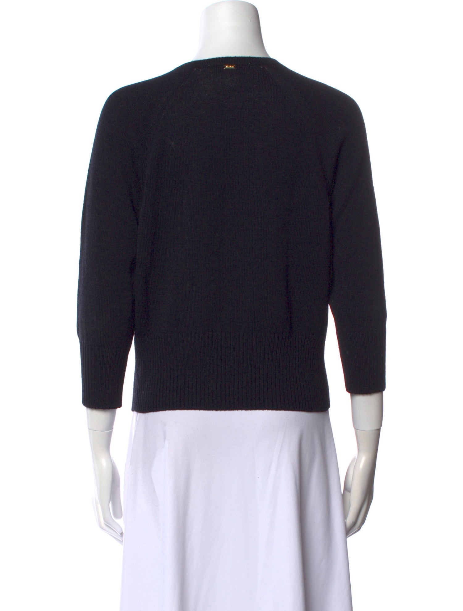 St. John Wool Scoop Neck Sweater