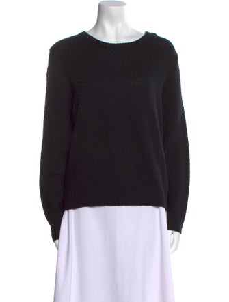 St. John Wool Scoop Neck Sweater