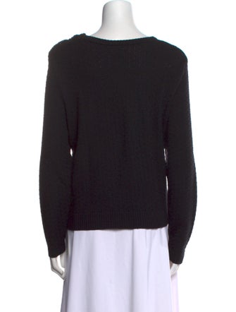 St. John Wool Scoop Neck Sweater