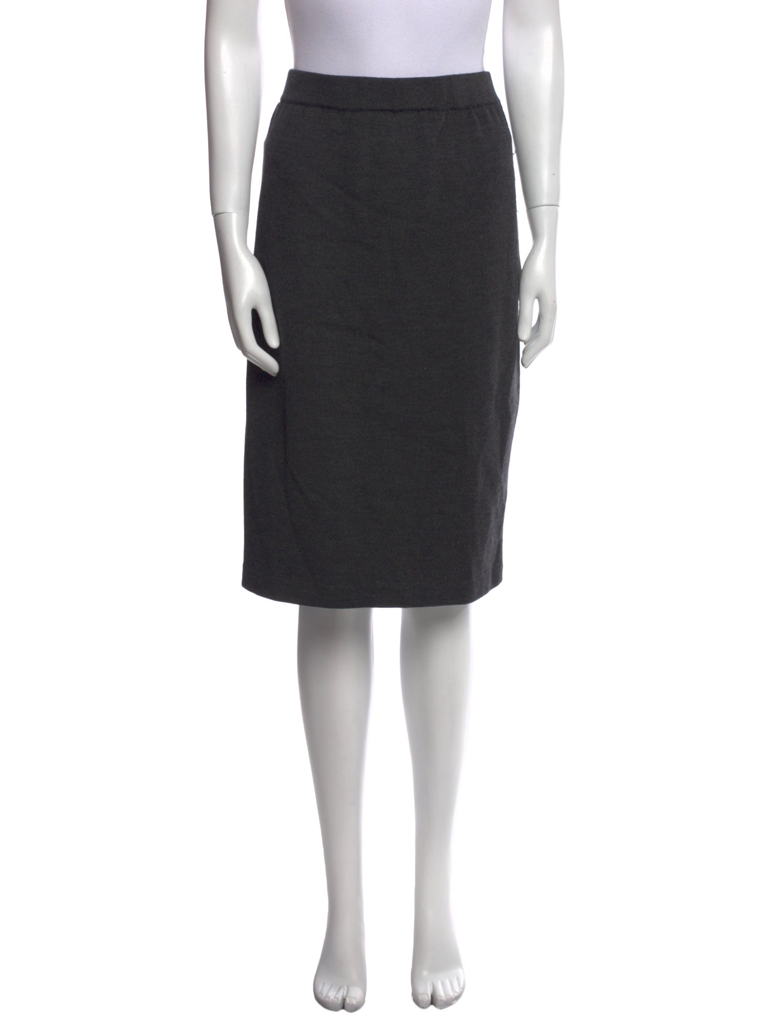 St. John Collection Wool Knee-Length Skirt