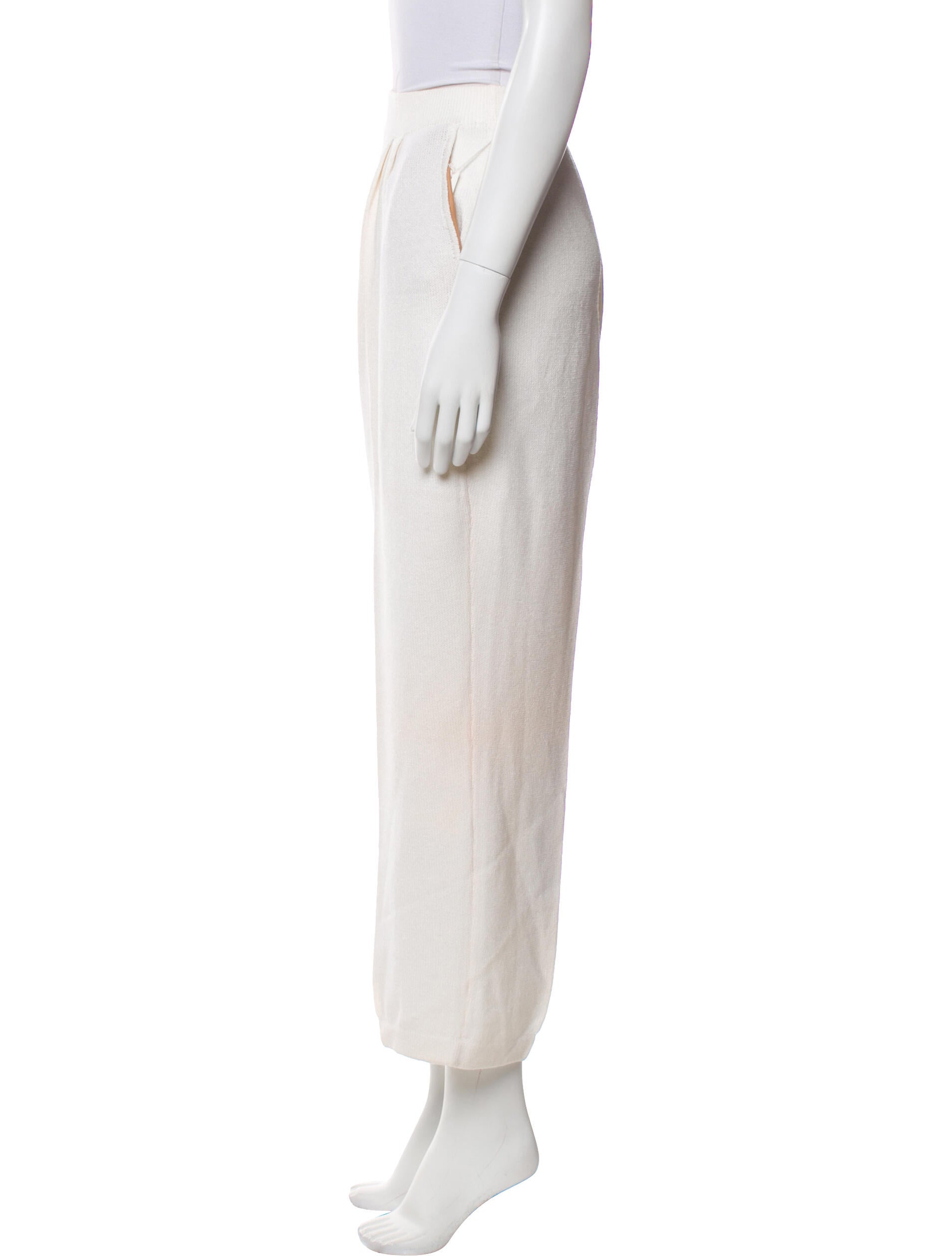 St. John Collection Wool Straight Leg Pants