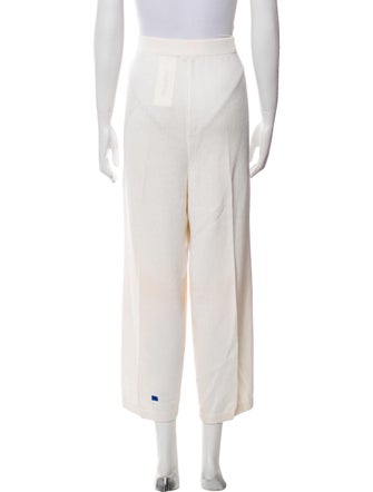 St. John Collection Wool Straight Leg Pants