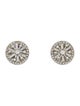 St. John Crystal Clip On Earrings