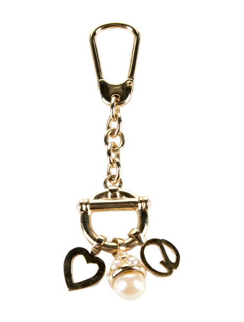 St. John Gold Keychain