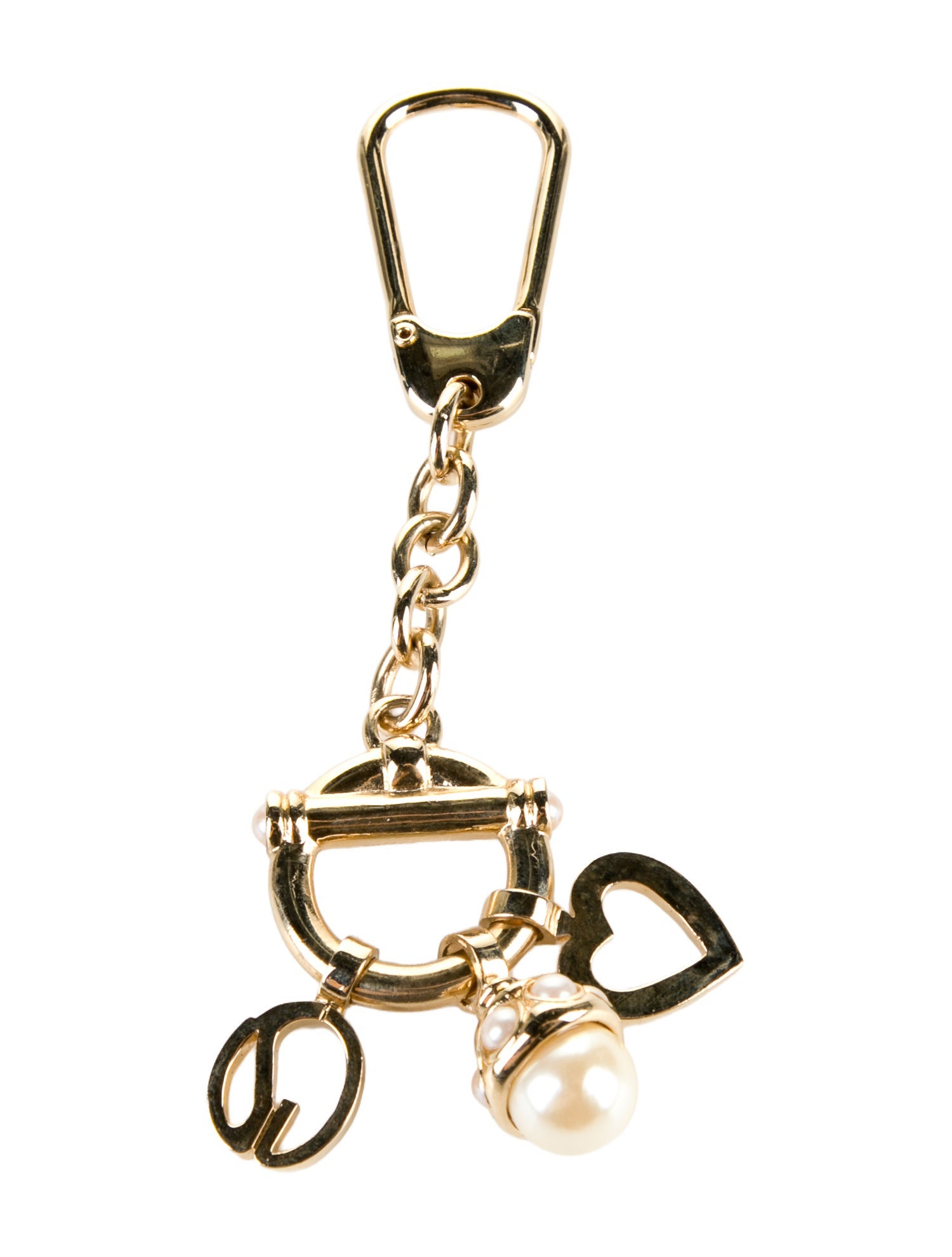 St. John Gold Keychain
