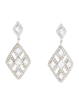 St. John Crystal Drop Earrings