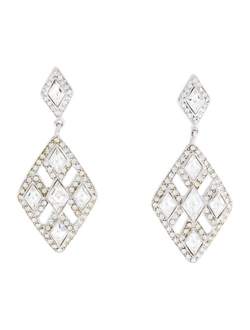 St. John Crystal Drop Earrings