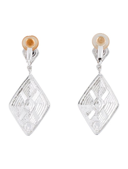 St. John Crystal Drop Earrings
