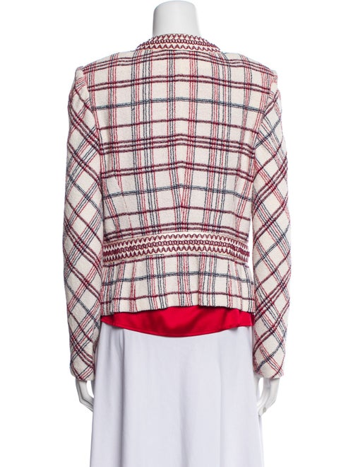 St. John Silk Plaid Print Set