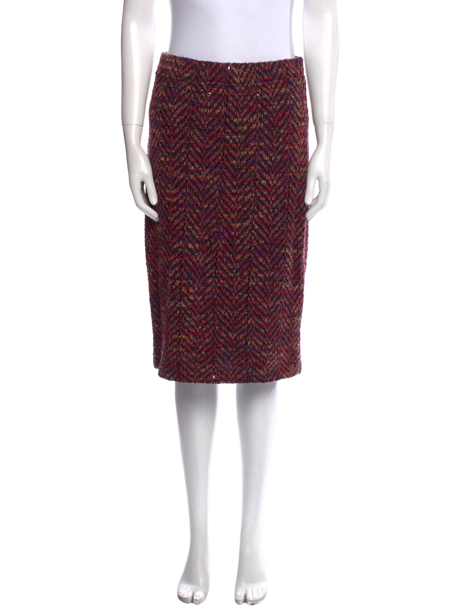 St. John Wool Knee-Length Skirt