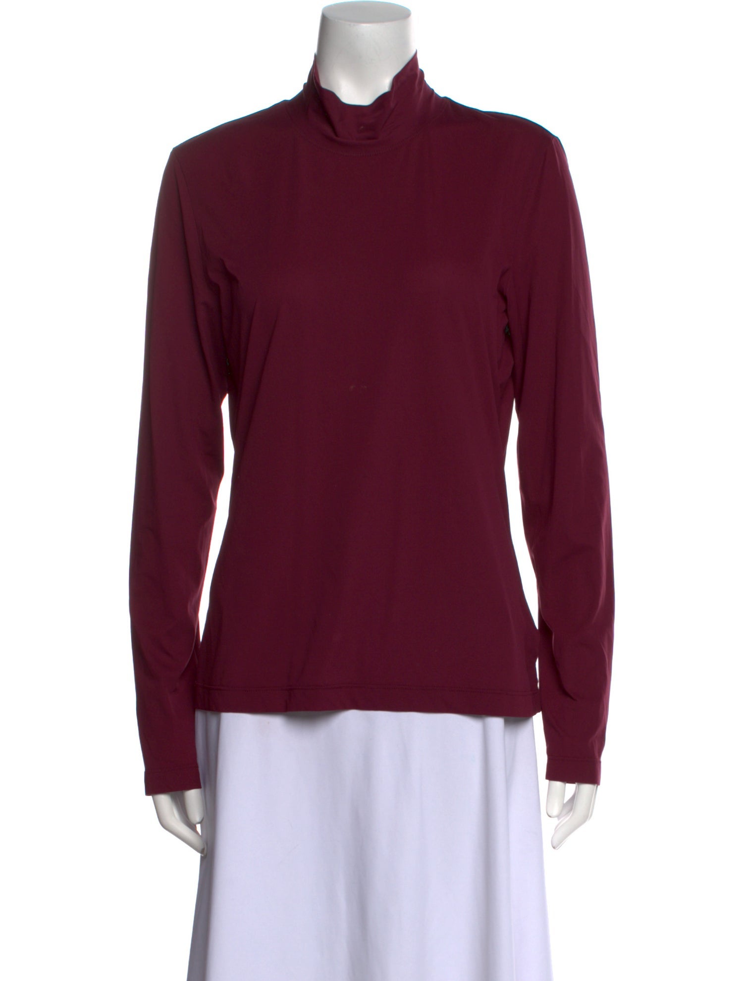 St. John Mock Neck Long Sleeve Sweatshirt