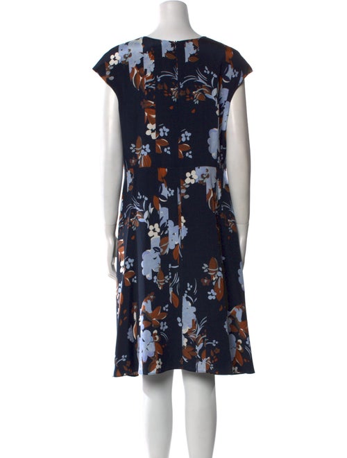 St. John Silk Knee-Length Dress