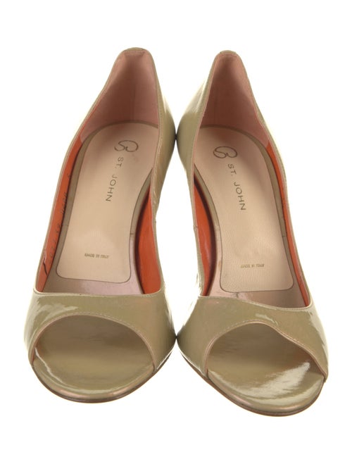 St. John Patent Leather Sandals