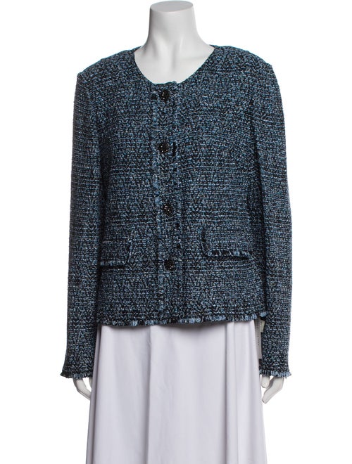 St. John Tweed Pattern Jacket