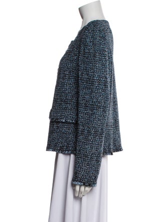 St. John Tweed Pattern Jacket