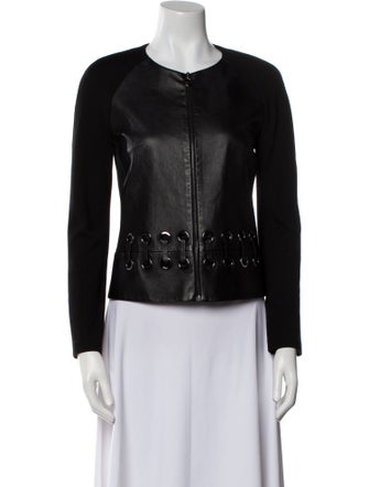 St. John Leather Biker Jacket