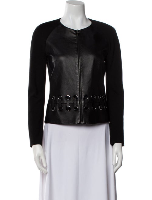 St. John Leather Biker Jacket