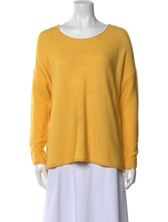 St. John Wool Scoop Neck Sweater