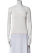 St. John Scoop Neck Sleeveless Top