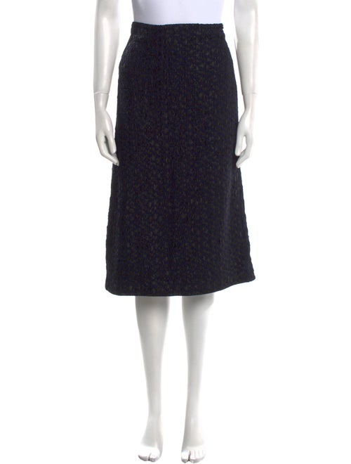 St. John Printed Knee-Length Skirt