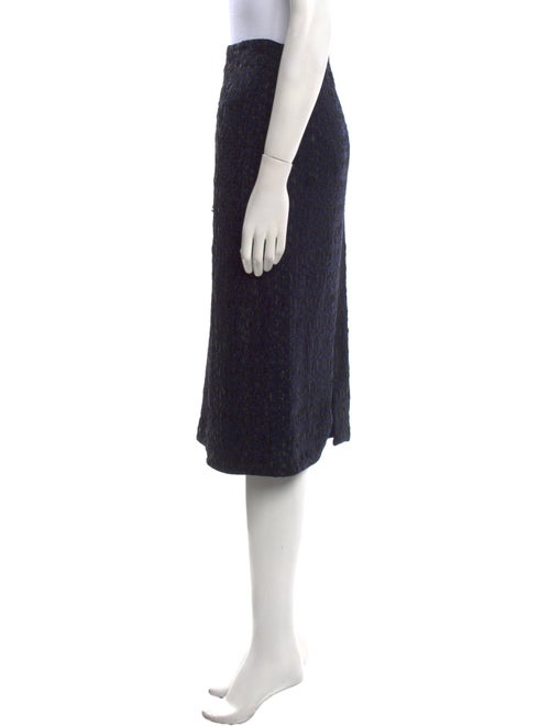 St. John Printed Knee-Length Skirt