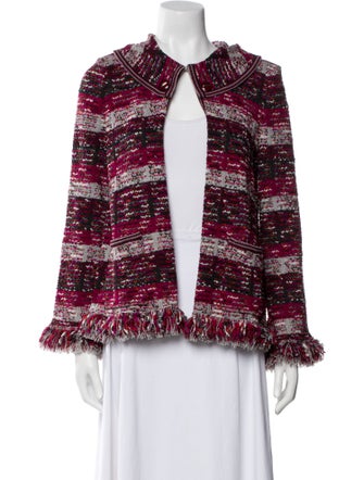 St. John Wool Tweed Pattern Evening Jacket