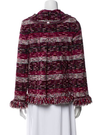 St. John Wool Tweed Pattern Evening Jacket