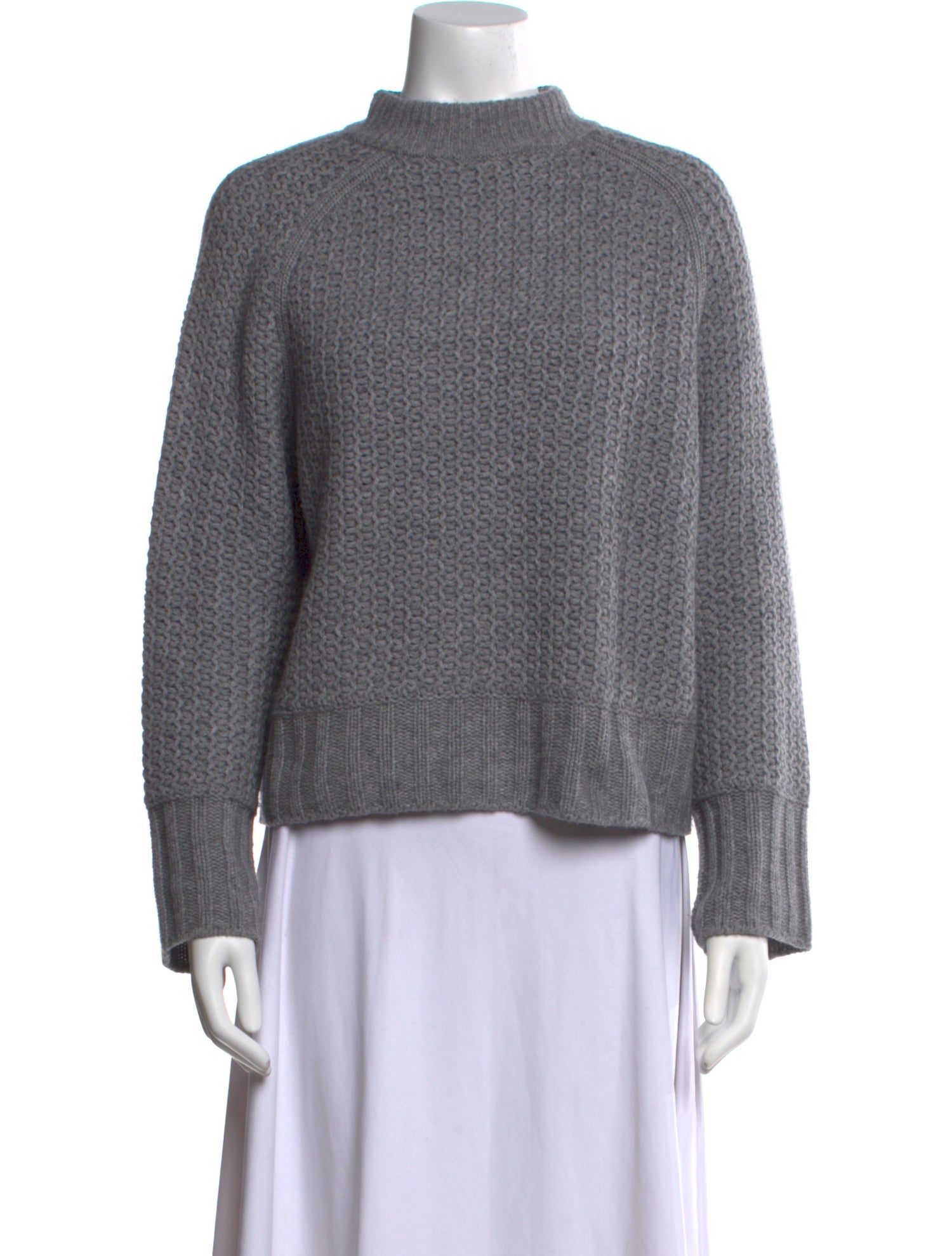 St. John Mock Neck Sweater