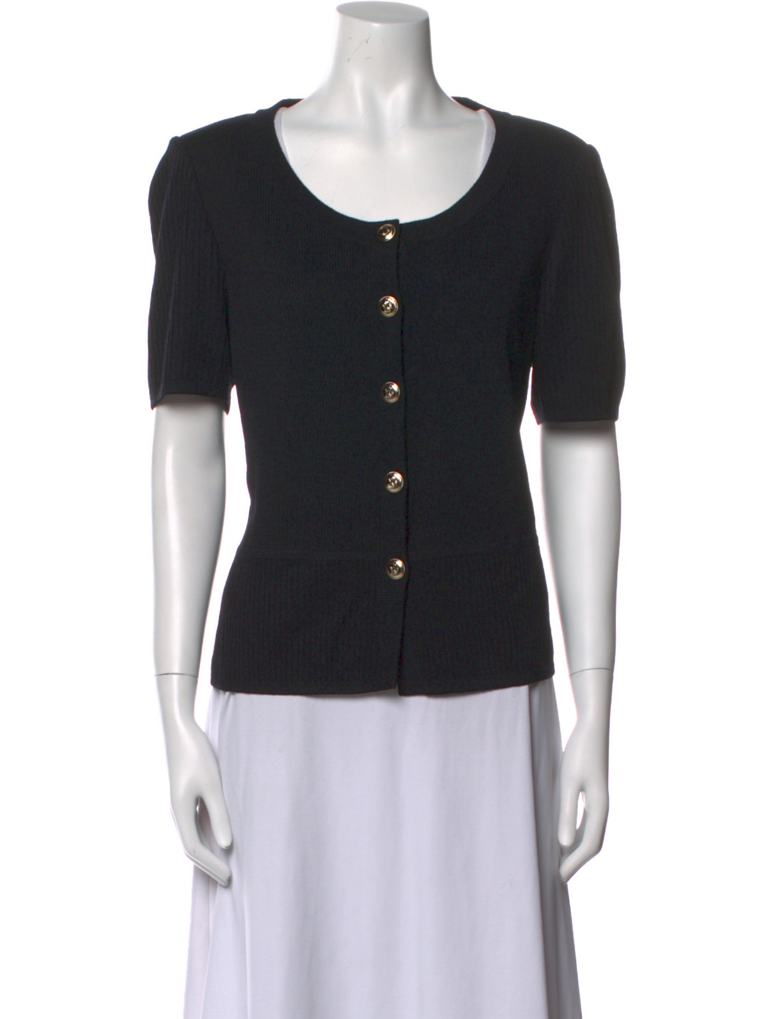 St. John Scoop Neck Sweater