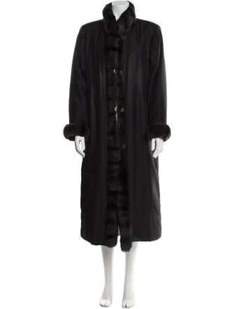 St. John Silk Fur Coat