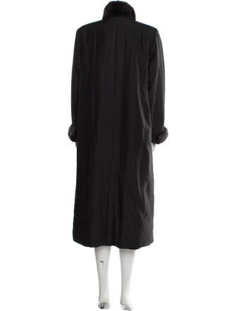 St. John Silk Fur Coat