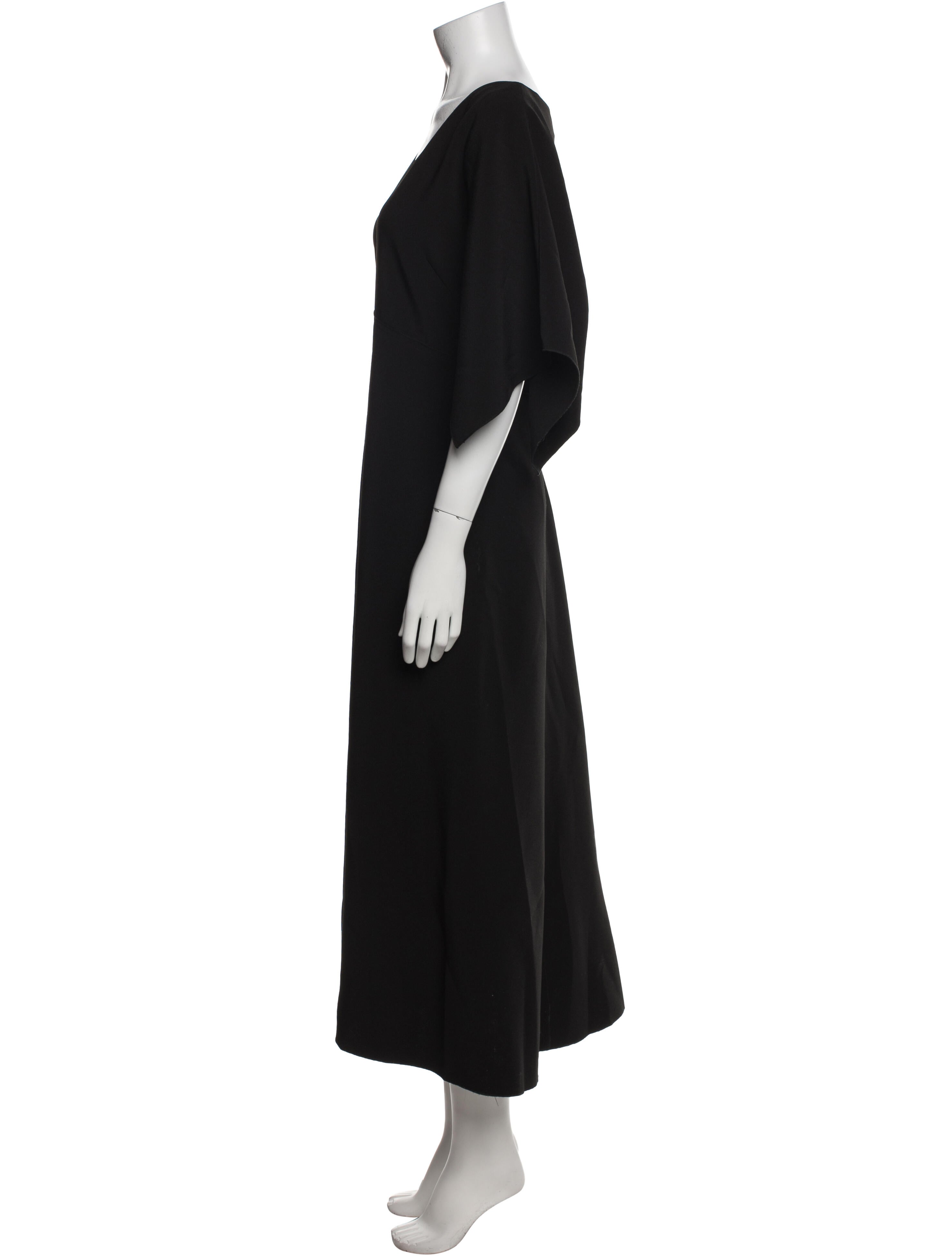 St. John V-Neck Long Dress