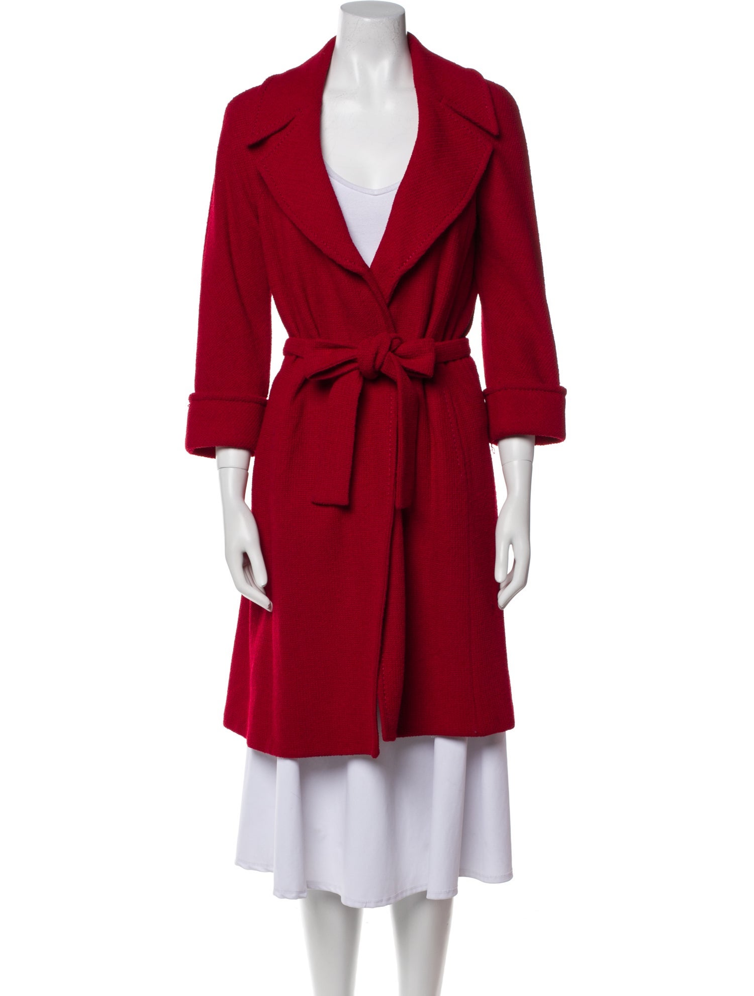 St. John Wool Trench Coat
