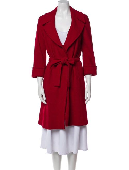 St. John Wool Trench Coat