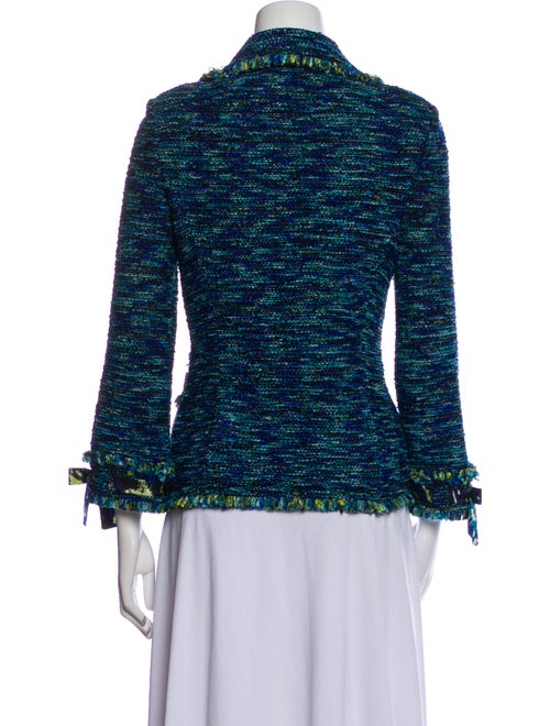 St. John Wool Tweed Pattern Jacket