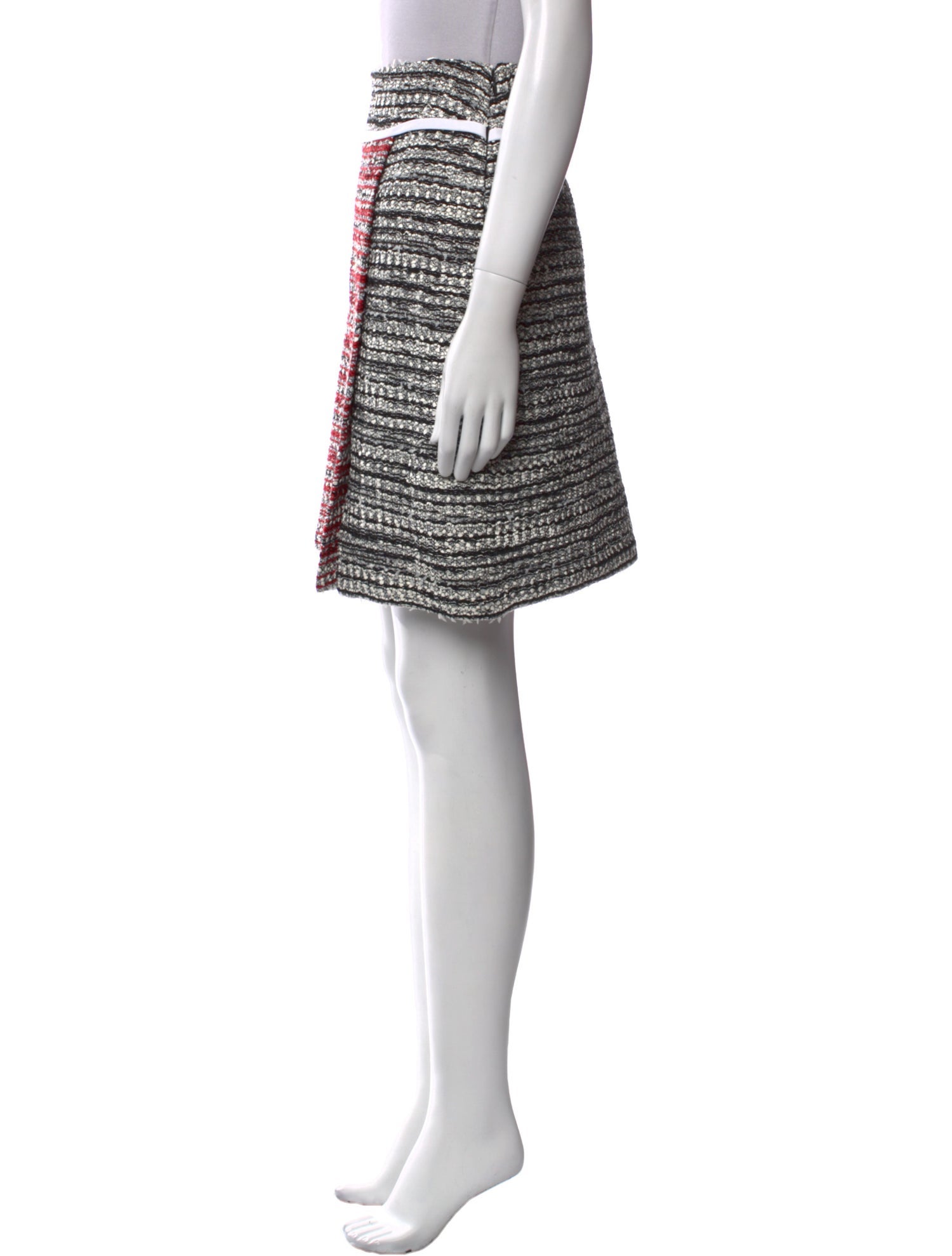 St. John Printed Knee-Length Skirt