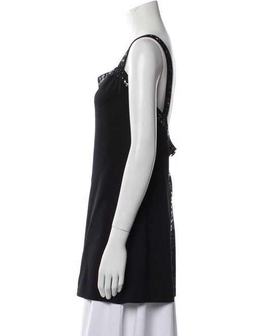 St. John Square Neckline Sleeveless Tunic