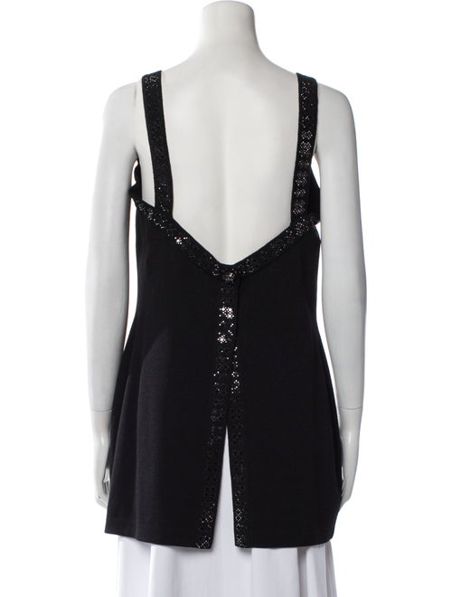 St. John Square Neckline Sleeveless Tunic